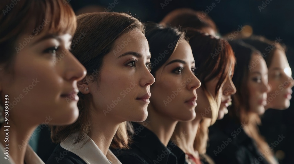 Obraz premium Group of Women Sitting Together