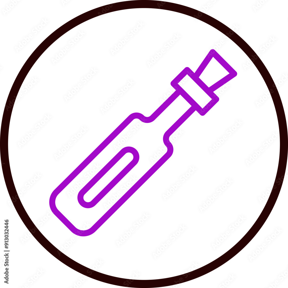 Message In Bottle Vector Line Purple Circle Black Message In Bottle Vector Line Purple Circle Black