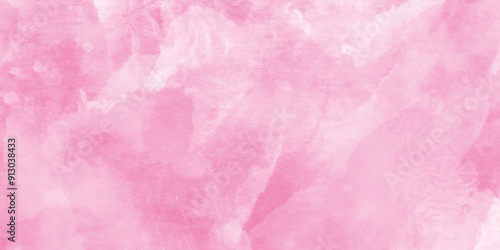 painting soft textured on wet white paper with watercolor splashes, pink watercolor splash background with grunge stains, Digital art painting on paper with splashes.	