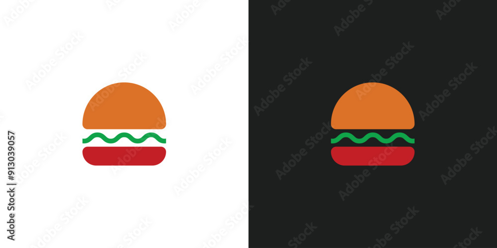 Burger Restaurant Logo design Vector Burger Restaurant Logo design Vector