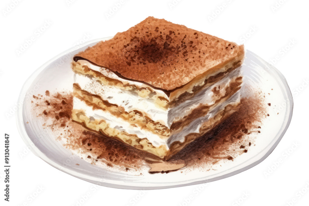 Dessert plate food semifreddo. Dessert plate food semifreddo.