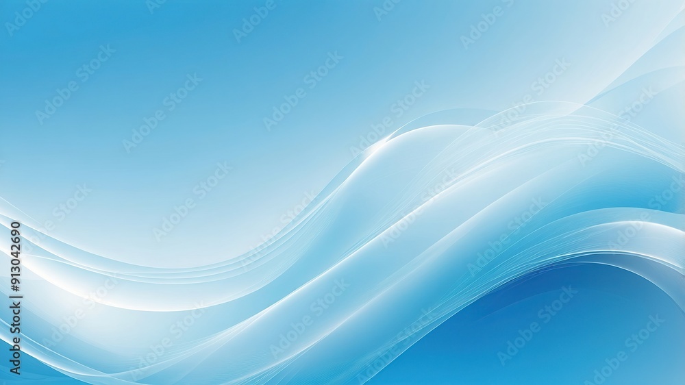 Serene Blue Background Serene Blue Background