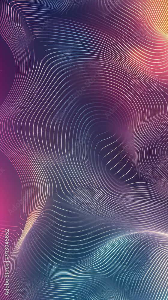 Fototapeta premium radiant lines pattern for mobile display