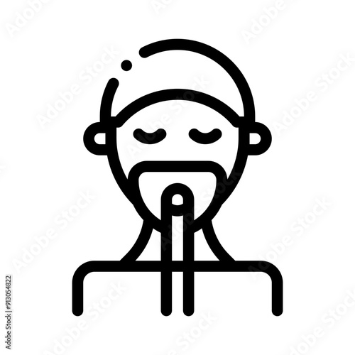 mask line icon