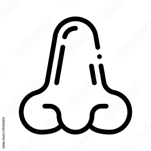 nose line icon