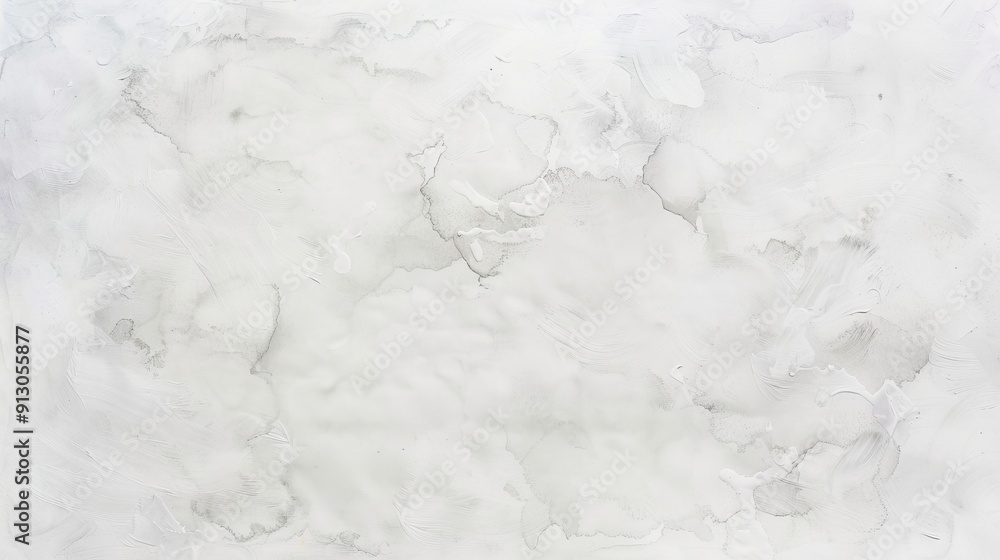 Obraz premium Soft blurred white clouds in a painterly abstract style