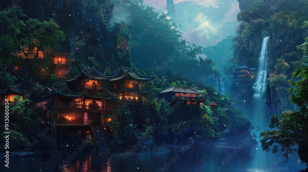 Tropical Paradise with Coastal Scenery Tropical Paradise with Coastal Scenery
