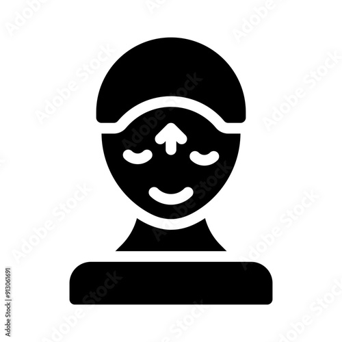 forehead glyph icon