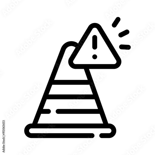 warning line icon