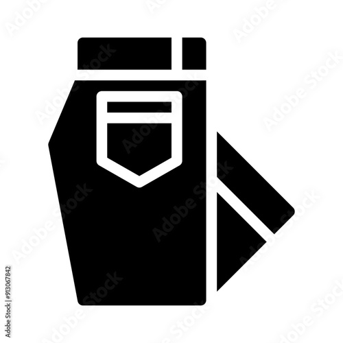 jeans glyph icon