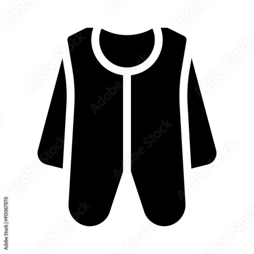 pajamas glyph icon
