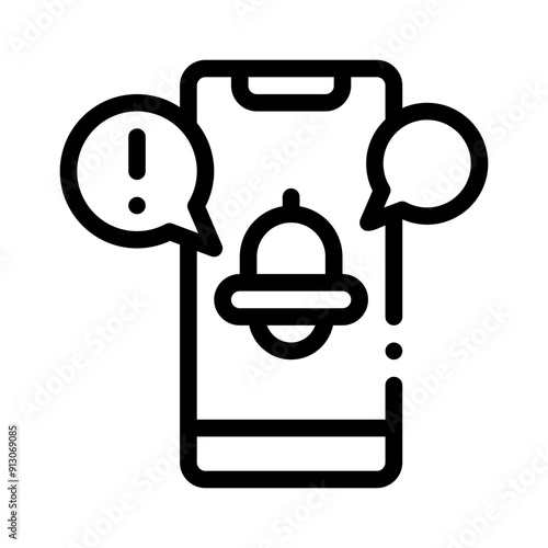 Push line icon