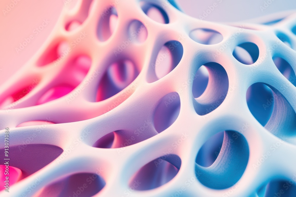 Abstract vibrant mesh pattern in pink blue hues Abstract vibrant mesh pattern in pink blue hues