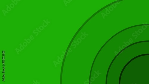 Wallpaper Mural Green gradient abstract dynamic motion background with minimal circular shapes. Loop animation Torontodigital.ca