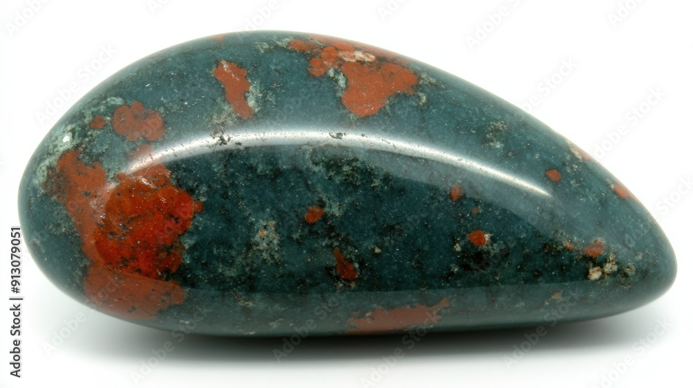 Stunning Close-up of Polished Bloodstone on White Background: tanoshii1167_A (SEO optimized for gemstone photography) Stunning Close-up of Polished Bloodstone on White Background: tanoshii1167_A (SEO optimized for gemstone photography)