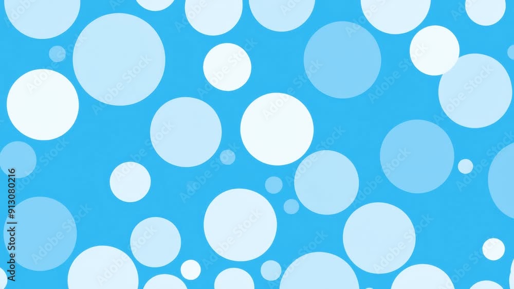 Blue background with circles of different sizes, abstract fun background for a party Blue background with circles of different sizes, abstract fun background for a party