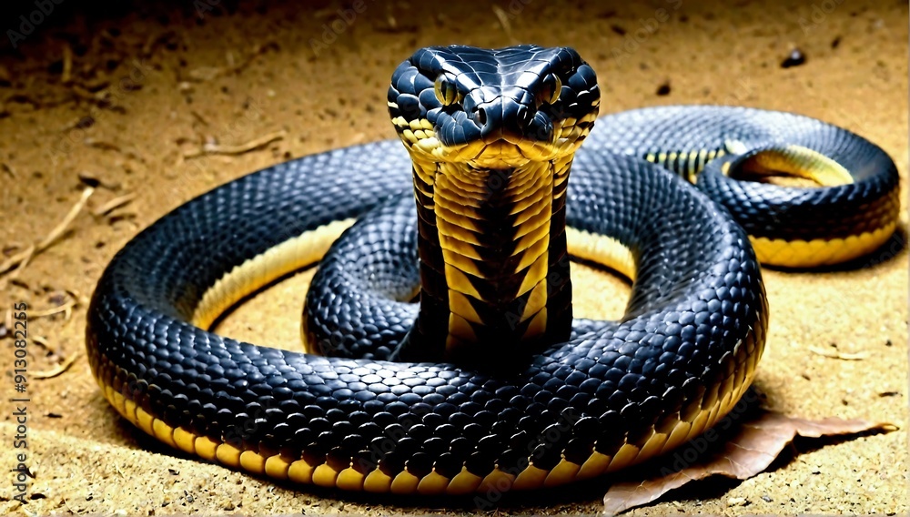Obraz premium king cobra image.