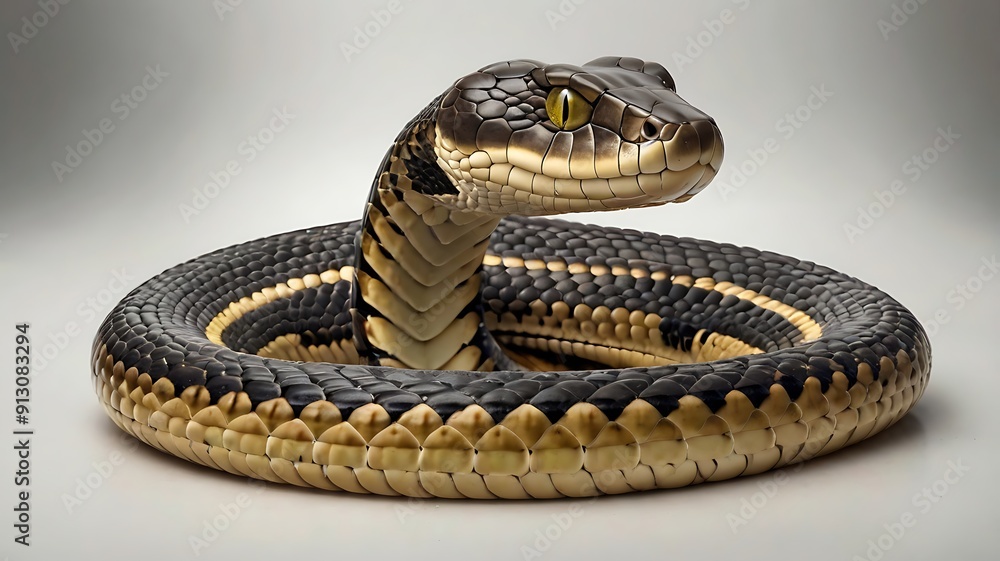 Fototapeta premium king cobra image.