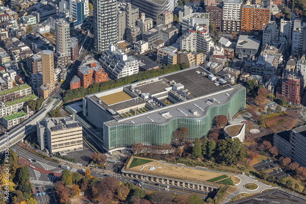 Naklejka premium 六本木・国立新美術館