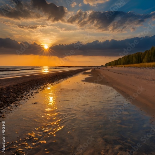 Sonnenuntergang_ n Khlungsborn MeckleburgVorpommern De photo