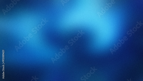 Fundo gradiente azul abstrato granulado escuro vibrante banner pôster pano de fundo cabeçalho design ruído textura efeito
