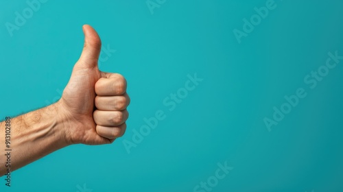 thumbs up gesture