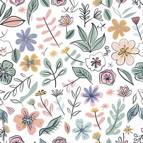 Floral Seamless Pattern