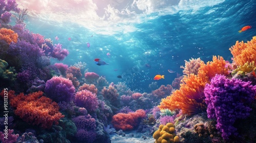 Fantasy Underwater World Wallpaper