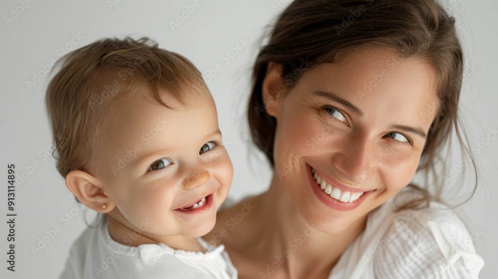 Heartfelt interaction of a mother and her joyful baby, reflecting their deep emotional connection. Heartfelt interaction of a mother and her joyful baby, reflecting their deep emotional connection.