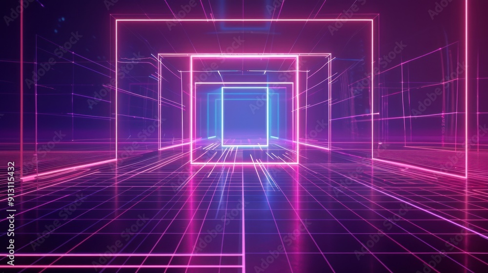 Neon Portal: A Futuristic Gateway Neon Portal: A Futuristic Gateway