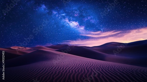 Mystical Desert Landscape Wallpaper