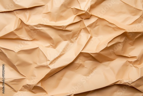 Wallpaper Mural Abstract crumpled and creased recycle brown paper texture background full frame  Torontodigital.ca