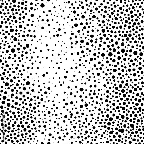 Dense clusters of small, uniformly spaced dots, seamless pattern vector