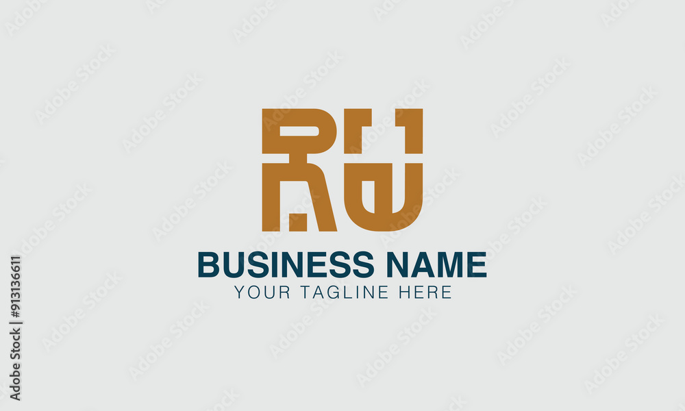 Obraz premium RU R ru initial logo | initial based abstract modern minimal creative logo, vector template image. luxury logotype logo, real estate homie logo. typography logo. initials logo