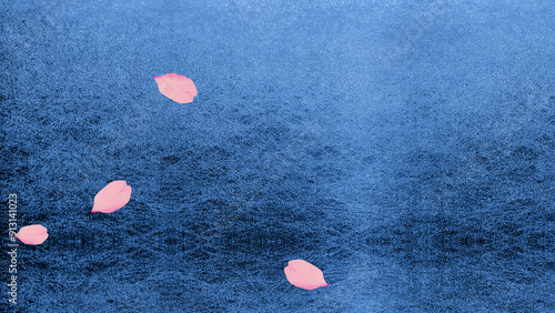 桜吹雪の背景　AI画像　ジェネレーティブAI