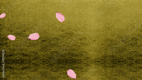 桜吹雪の背景　AI画像　ジェネレーティブAI