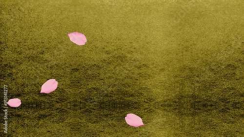 桜吹雪の背景　AI画像　ジェネレーティブAI