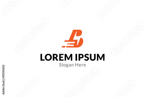 Wallpaper Mural B Letter Lightning Bolt Vector Logo Design Template Torontodigital.ca