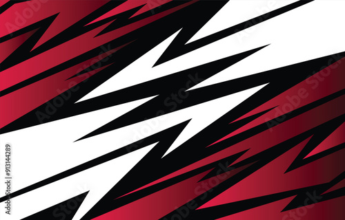 	
Abstract background with spikes and lightning pattern
