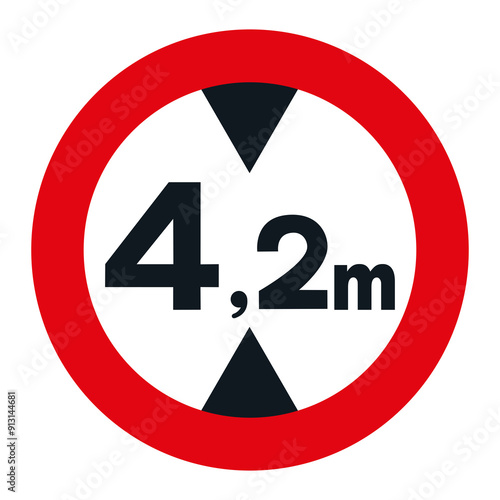 Free Download RESTRICTION SIGNS, R-205 - Height Limitation - PNG - GFXLoad