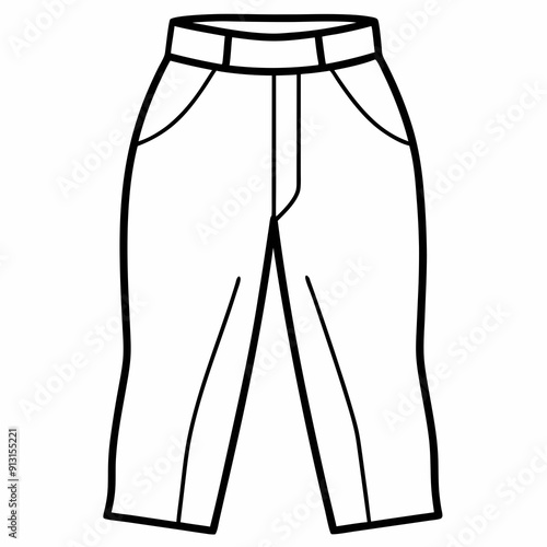 pant line art vector