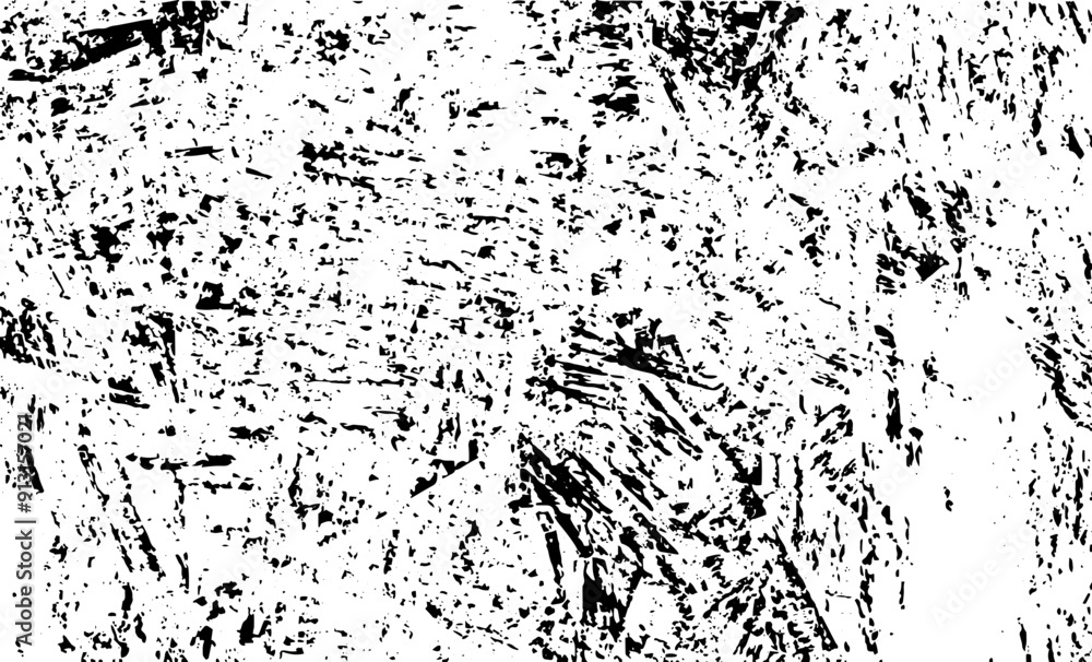 Fototapeta premium Scratched Grunge Urban Background Texture Vector. Dust Overlay Distress Grainy Grungy Effect. Distressed Backdrop Vector Illustration. Isolated Black on White Background. EPS 10.