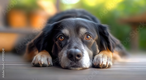 Understanding the Impact of Arthritis on Dogs' Joint Mobility and Wellbeing. Concept Arthritis in Dogs, Joint Mobility, Canine Wellbeing, Pet Health, Arthritis Treatment