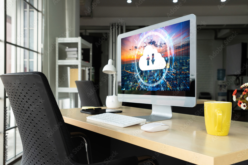 Cloud computing software for modish remote work and personal data storage