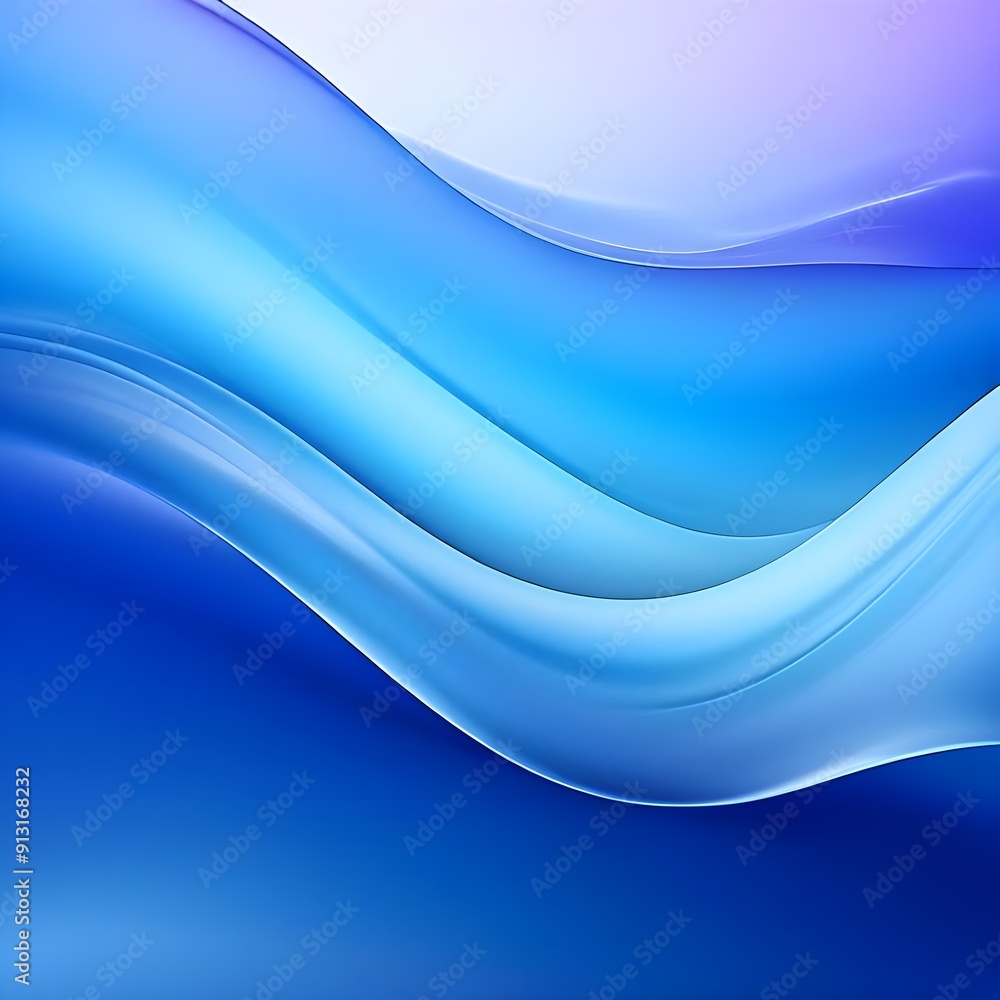 Naklejka premium abstract blue wave background