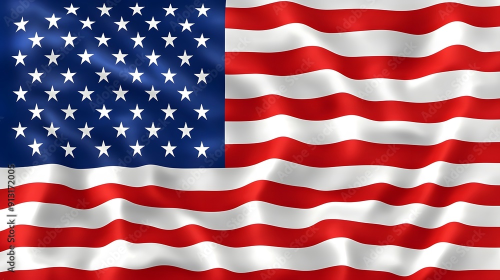 Naklejka premium american flag background