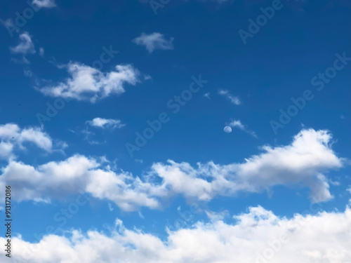 blue sky with clouds