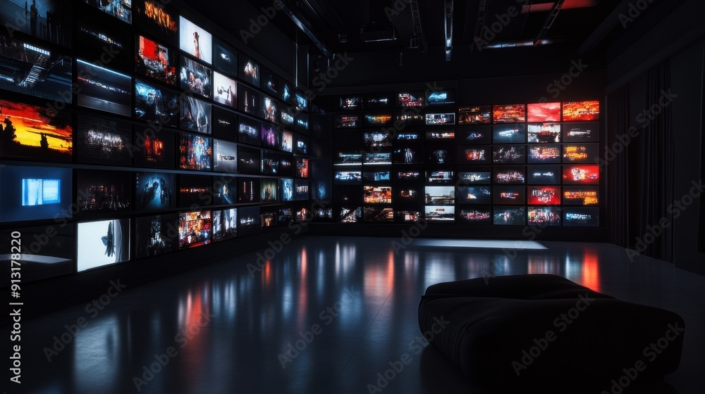 Wall of Screens, a Digital Landscape Wall of Screens, a Digital Landscape