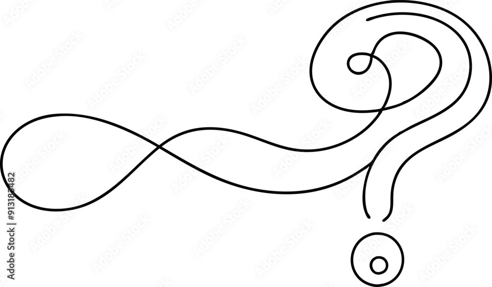 Creative Infinity Question Mark Symbol Drawing Creative Infinity Question Mark Symbol Drawing