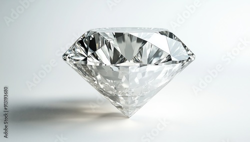 diamond on white background